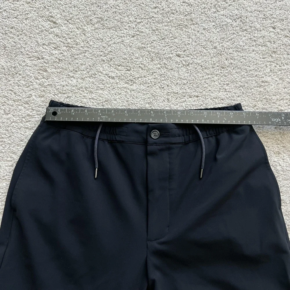 Proper Cloth Performance Jogger Pants Mens 34 Black Stretch Knit Elastic Waist